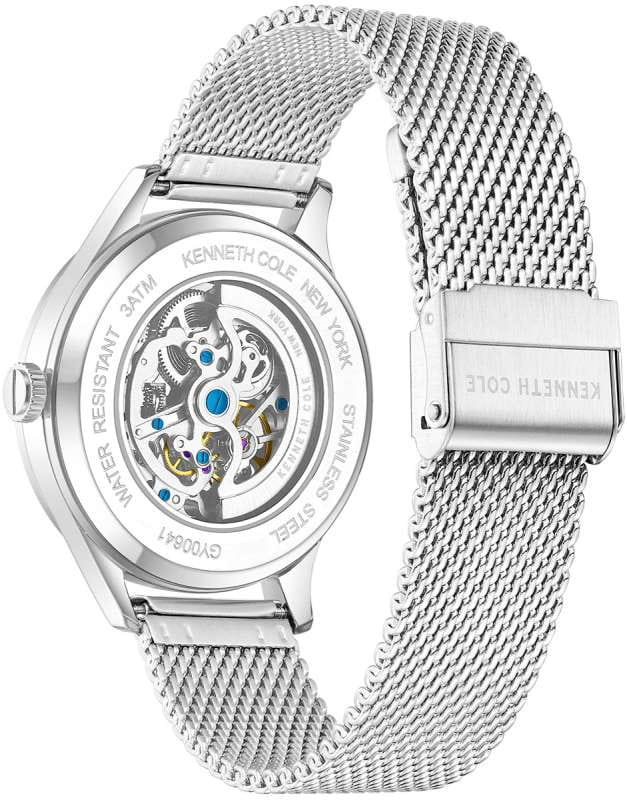 Kenneth Cole Kenneth Cole Automatic KCWGY0064102,  сша мужские часы на браслете нержавеющая сталь боковой вид