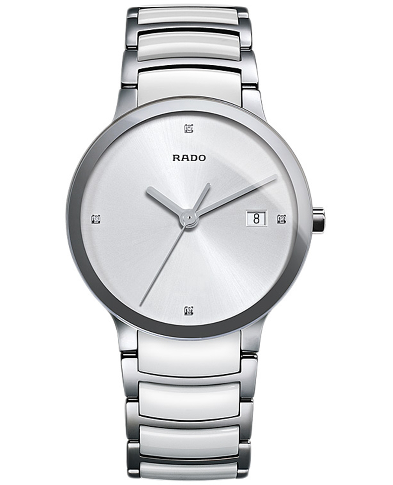 rado white ceramic