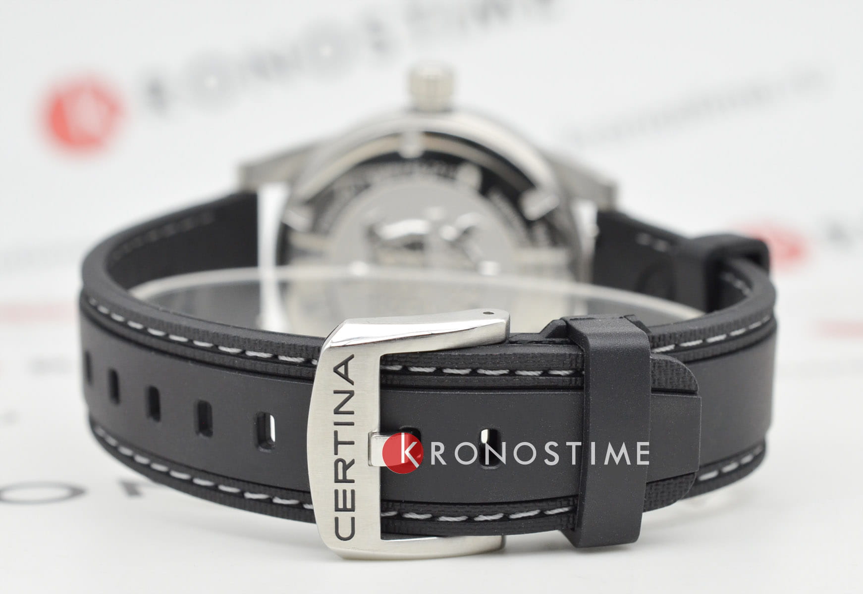 Certina Certina DS Cascadeur C046.410.27.051.10 кварцевые мужские часы часы крупный план черный циферблата