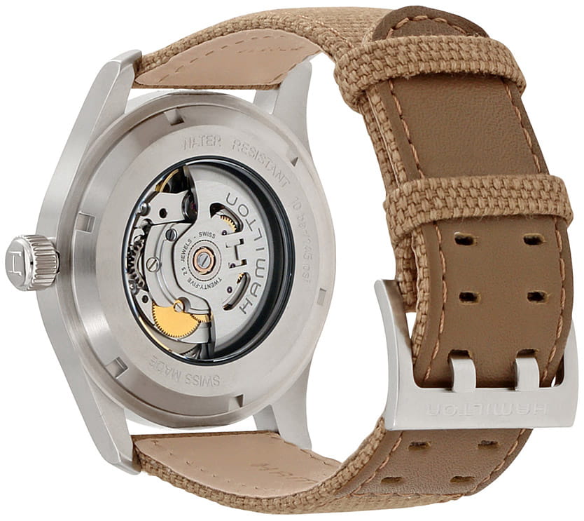 Оригинальные часы Hamilton Hamilton Khaki Field Auto H70605993 механические калибр механизма h-10 общий вид