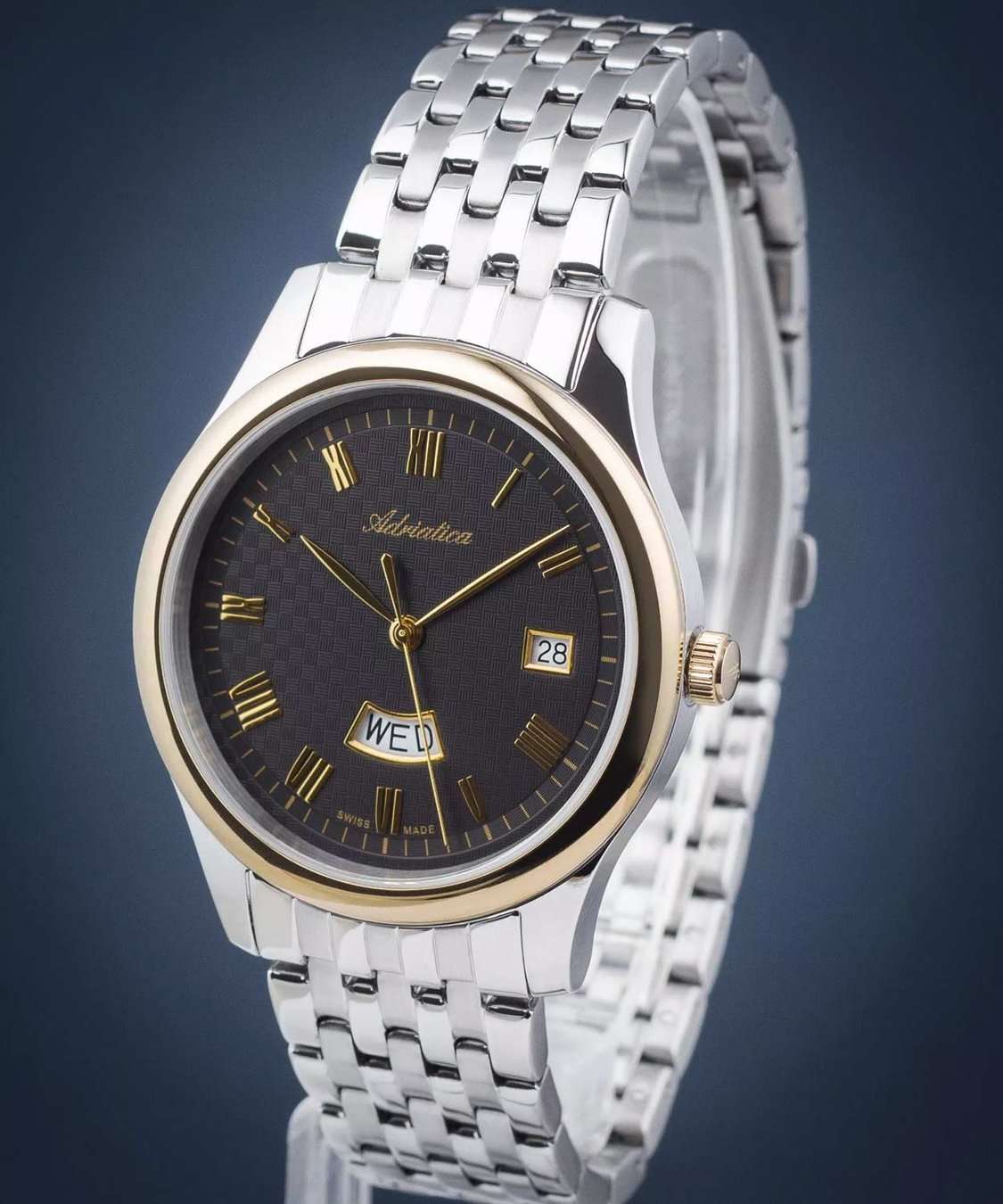 Оригинальные часы Adriatica Adriatica A1025.2166Q кварцевые калибр механизма ronda 517 общий вид