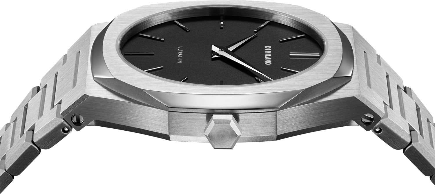D1 Milano D1 Milano Ultra Thin UTBJ40,  италия мужские часы на браслете нержавеющая сталь 316l боковой вид