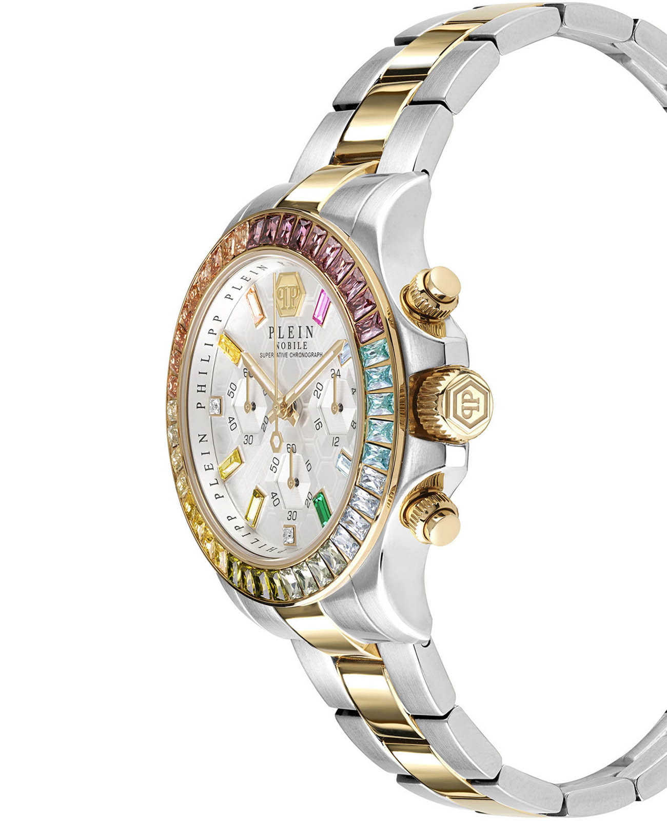 Philipp Plein Philipp Plein Nobile Lady PWSBA0523, nobile германия женские часы на браслете нержавеющая сталь с ip-покрытием боковой вид