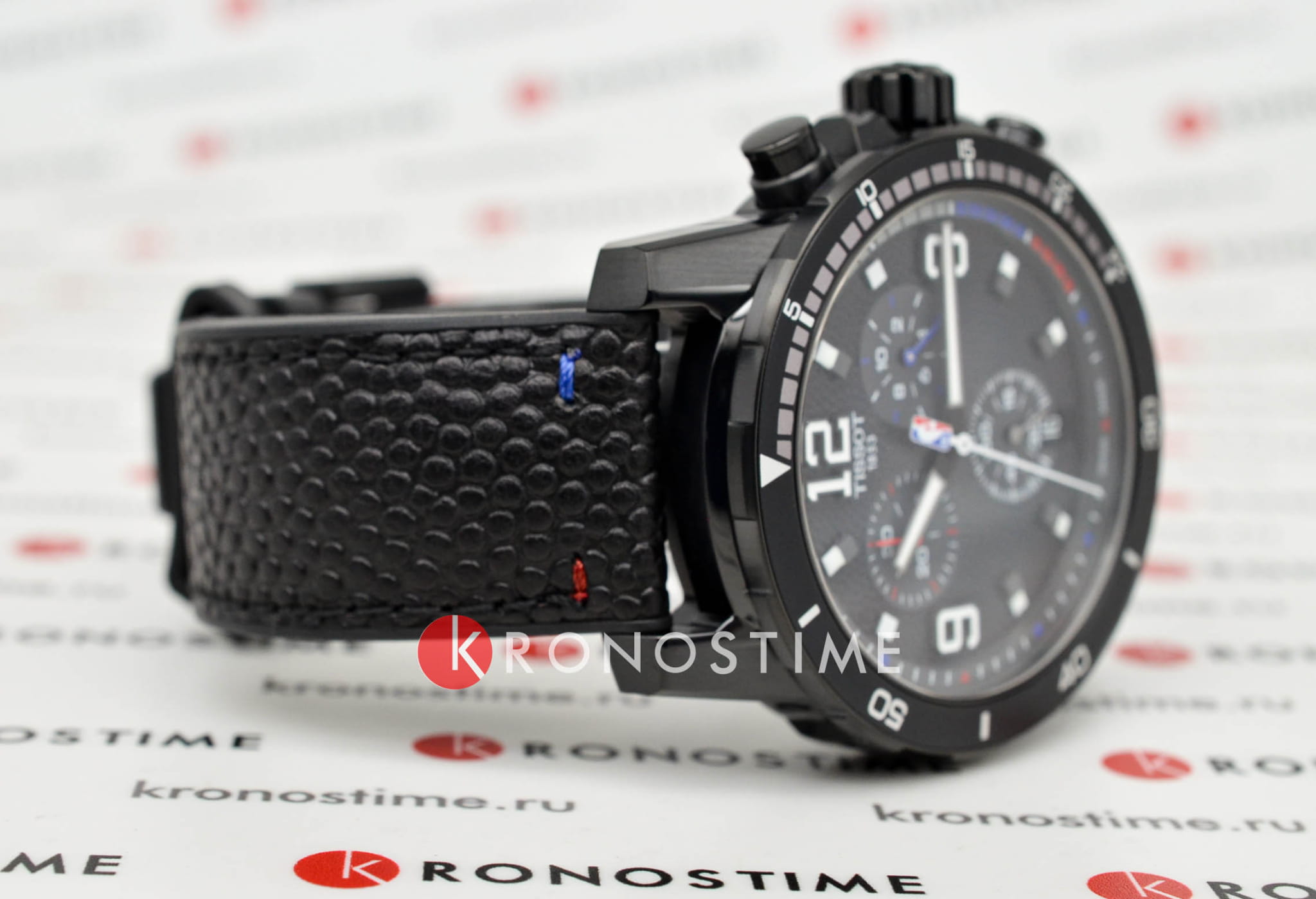 Tissot Tissot Supersport Nba Special Edition T125.617.37.067.00 SuperSport Chrono — детали корпуса и кожаный