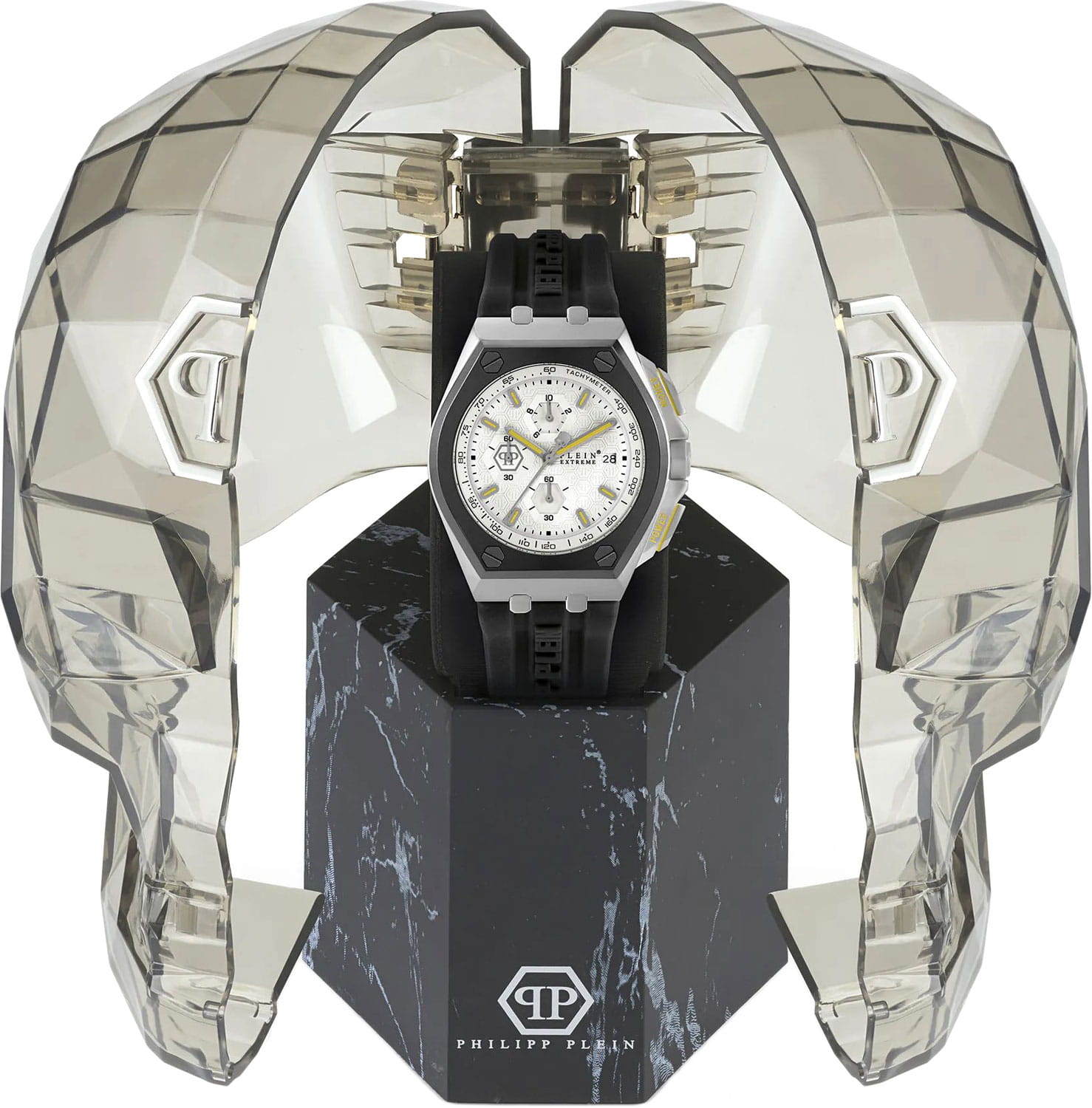 Philipp Plein Philipp Plein Extreme PWGAA0121 мужские часы белый циферблат на запястье