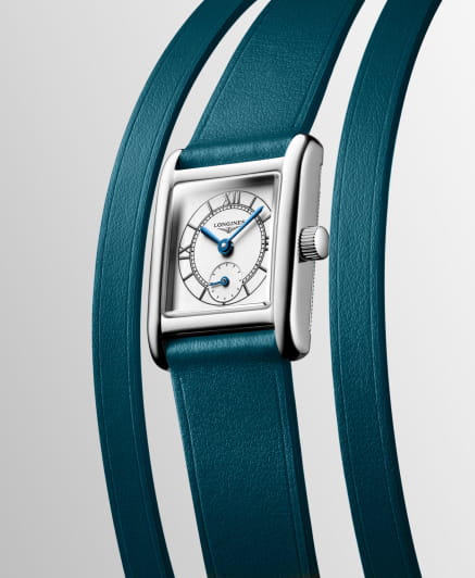 Longines Longines Mini DolceVita L5.200.4.75.5, dolcevita швейцария женские часы на браслете кожаный боковой вид