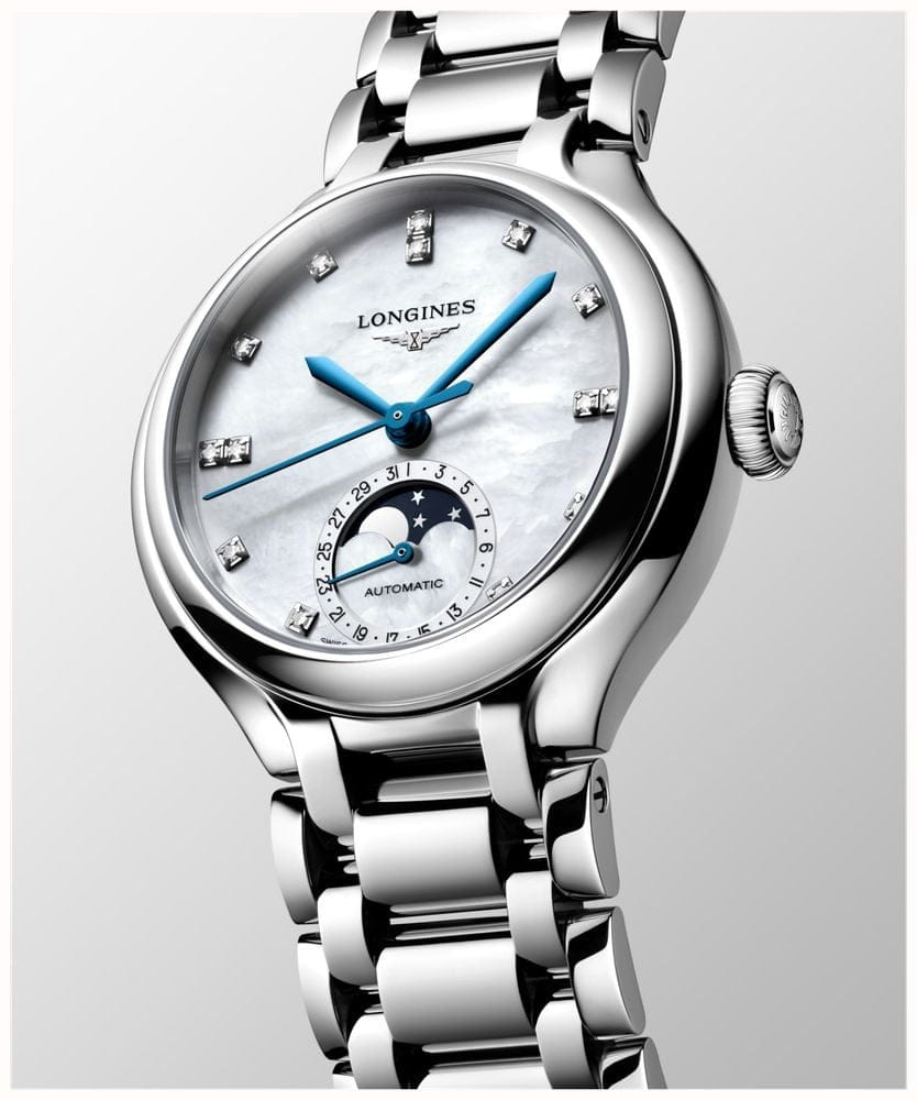 Longines Longines Elegance PrimaLuna L8.126.4.87.6 , наручные женские часы фото под углом