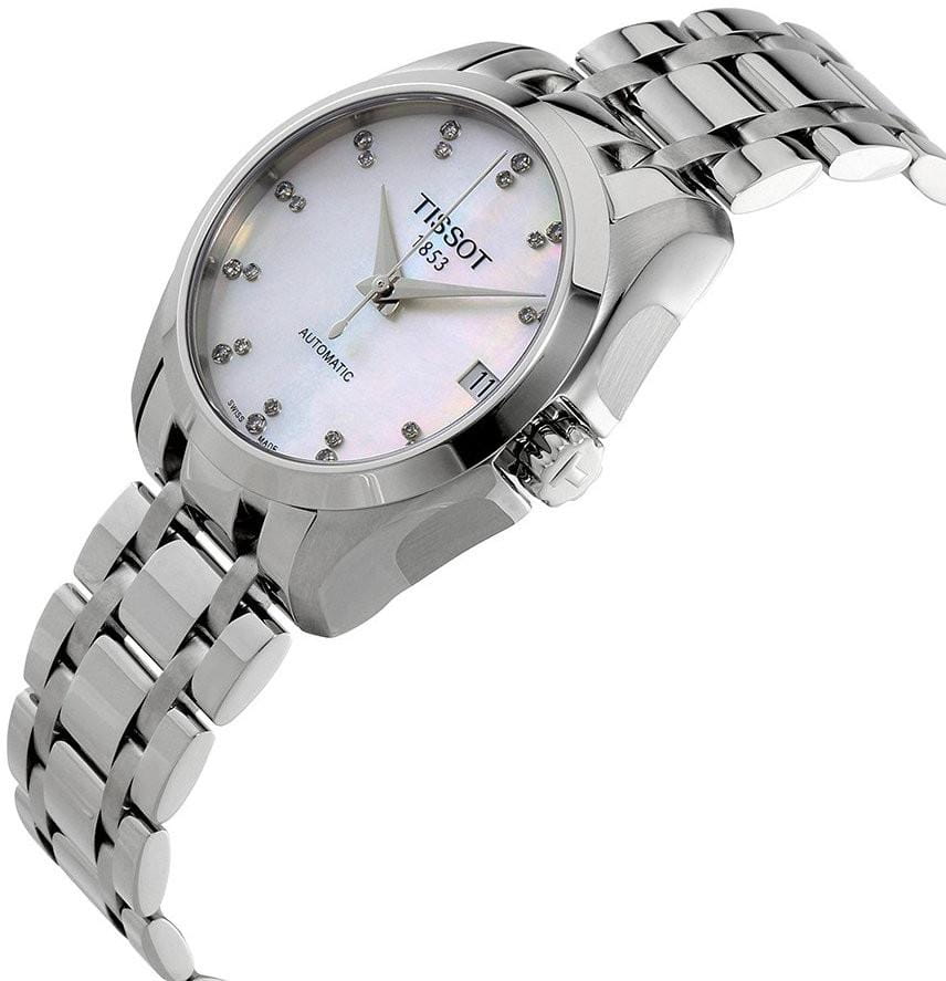 Оригинальные часы Tissot Tissot Couturier Automatic Lady T035.207.11.116.00 механические калибр механизма eta 2824-2 общий вид