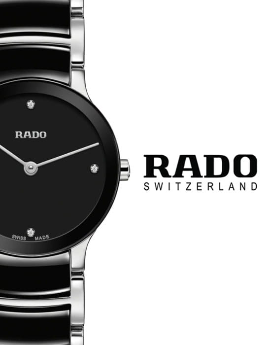 Rado Rado Centrix Diamonds R30191712 , наручные женские часы фото под углом