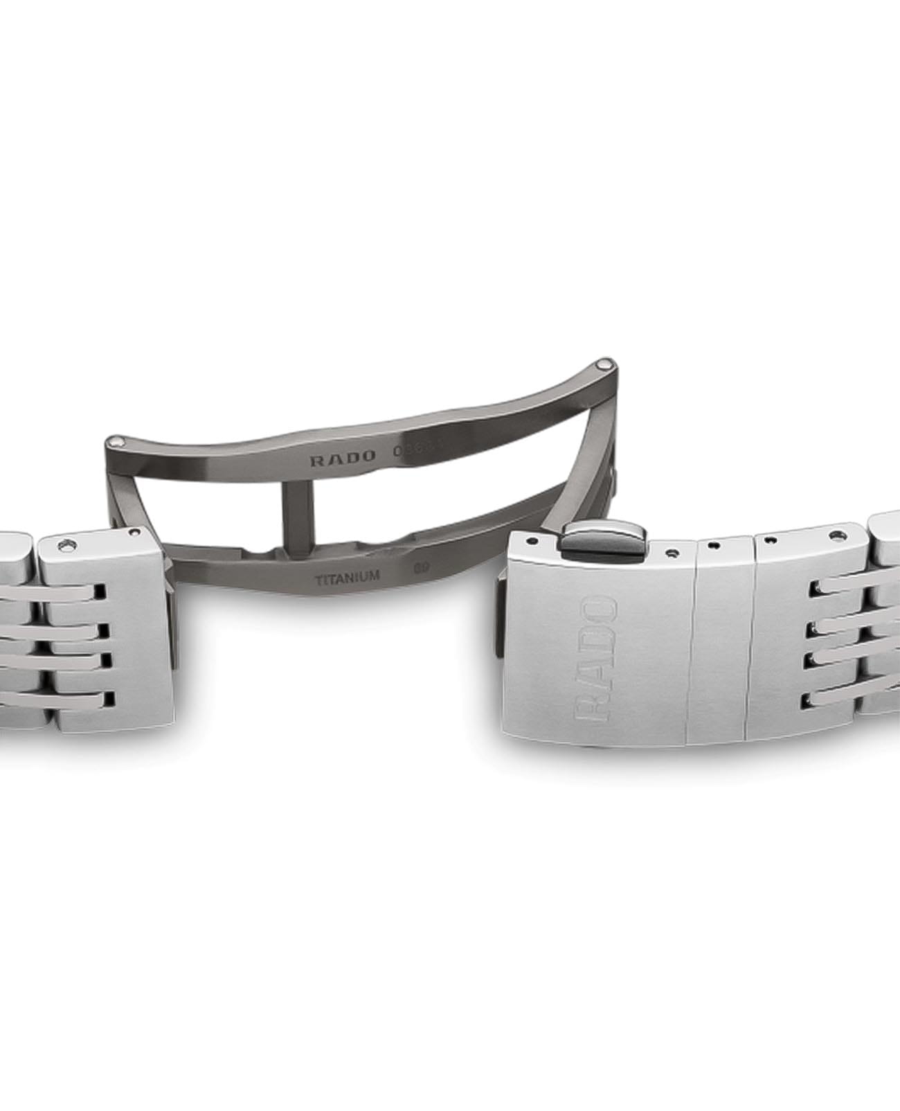 Rado Rado Coupole R22883903, coupole швейцария женские часы на браслете нержавеющая сталь боковой вид