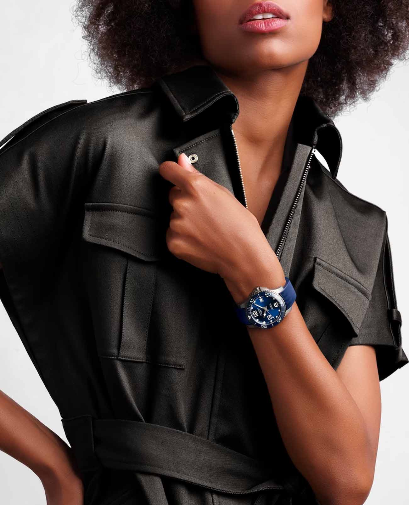 Longines Longines HydroConquest L3.780.4.96.9  - задняя крышка керамика сталь металл корпуса, швейцария часы