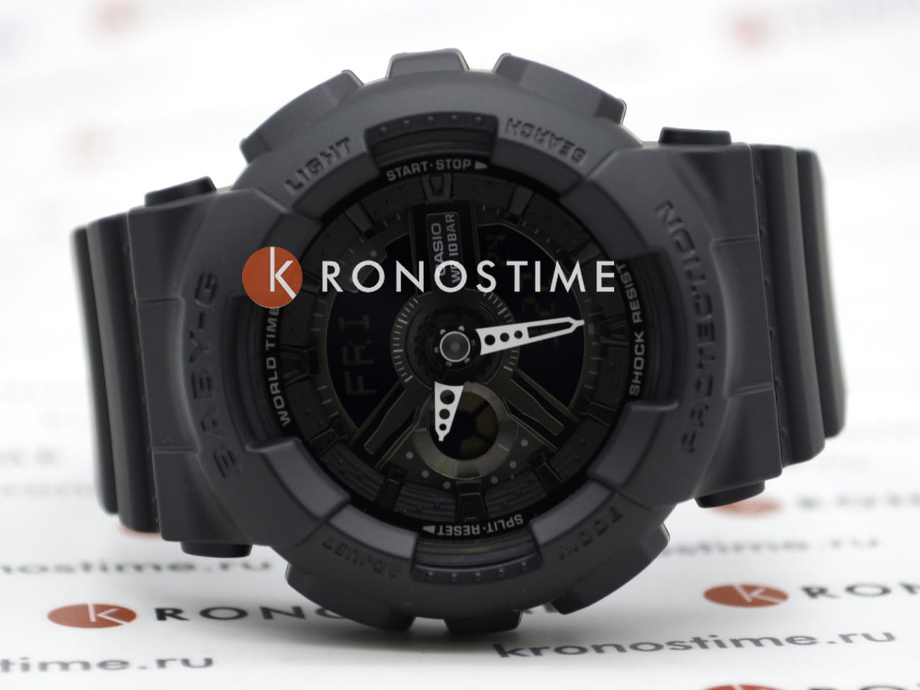 Casio Casio Baby-G BA-110XBC-1ADR кварцевые женские часы часы крупный план  циферблата