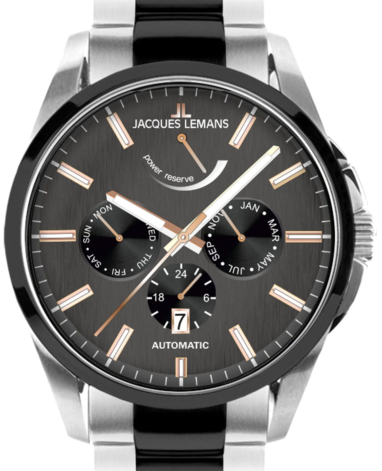 Jacques Lemans Jacques Lemans Derby 1-2204F , наручные мужские часы фото под углом