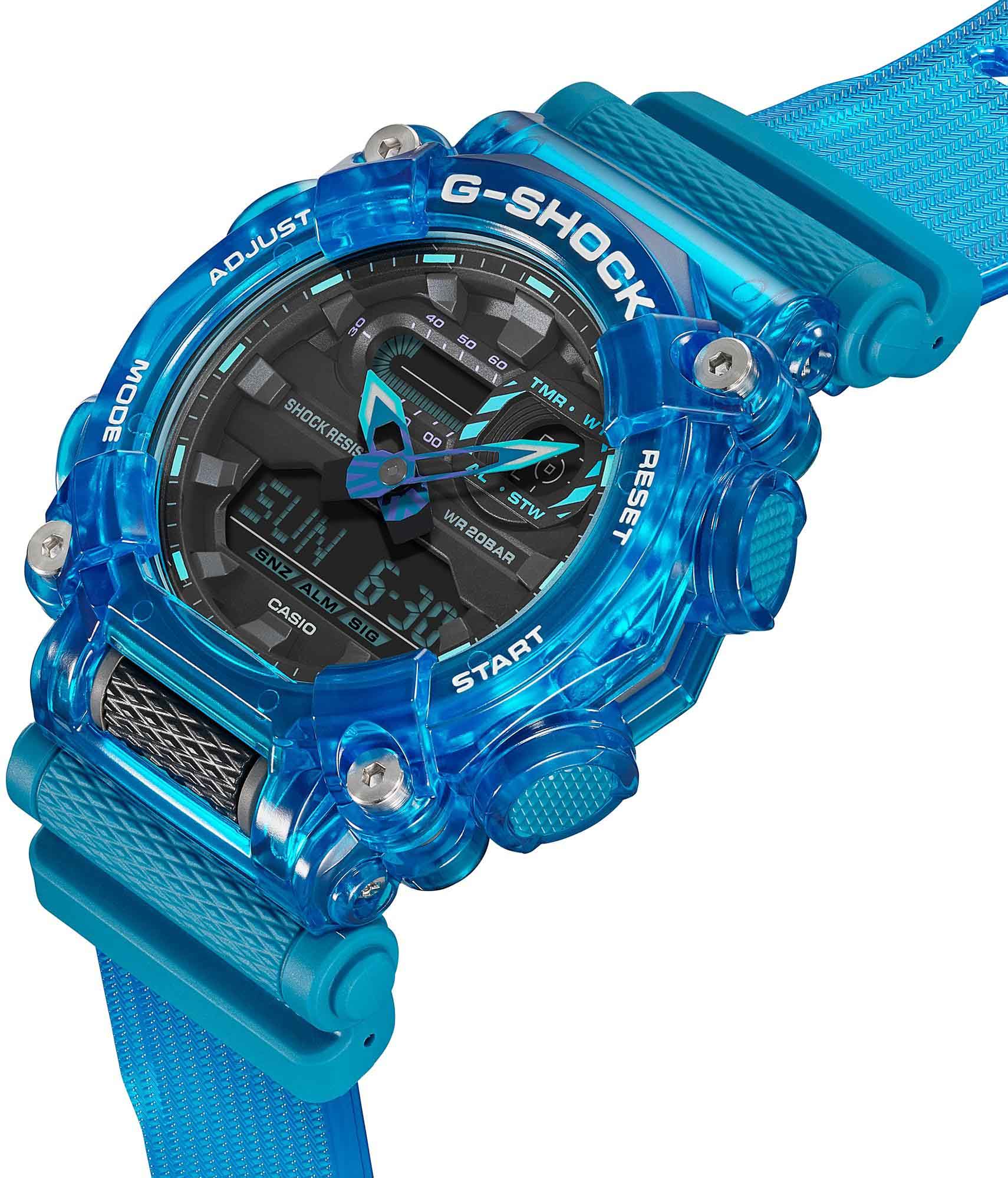 Casio Casio G-Shock GA-900SKL-2A мужские часы серый циферблат на запястье