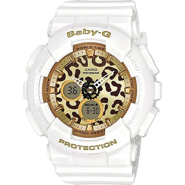 Casio Casio Baby-G BA-120LP-7A2  BA-120LP-7A2 кварцевые женские часы желтый циферблат, браслет пластик — вид спереди
