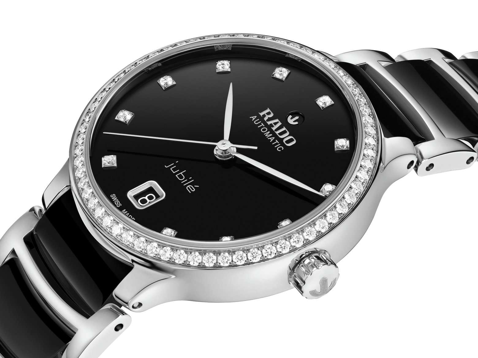 Rado Rado Centrix Automatic Diamonds R30231712 , наручные женские часы фото под углом