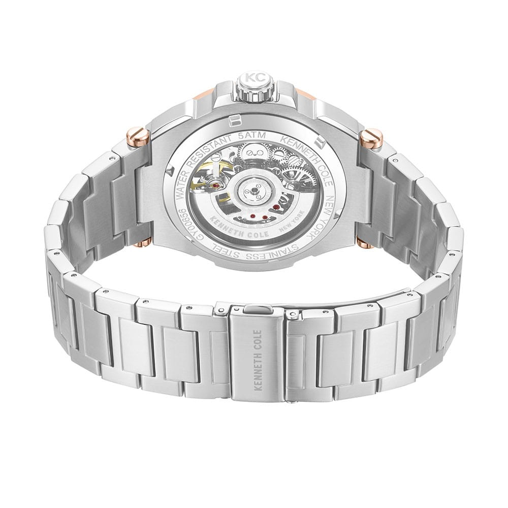Kenneth Cole Kenneth Cole Automatic KCWGY0065605,  сша мужские часы на браслете нержавеющая сталь боковой вид