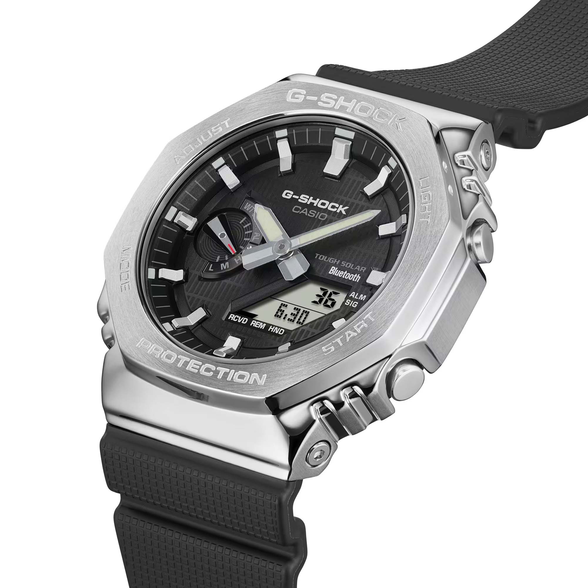 Casio Casio G-Shock GBM-2100-1ADR (GBM-2100-1A), g-shock япония мужские часы на браслете пластик боковой вид