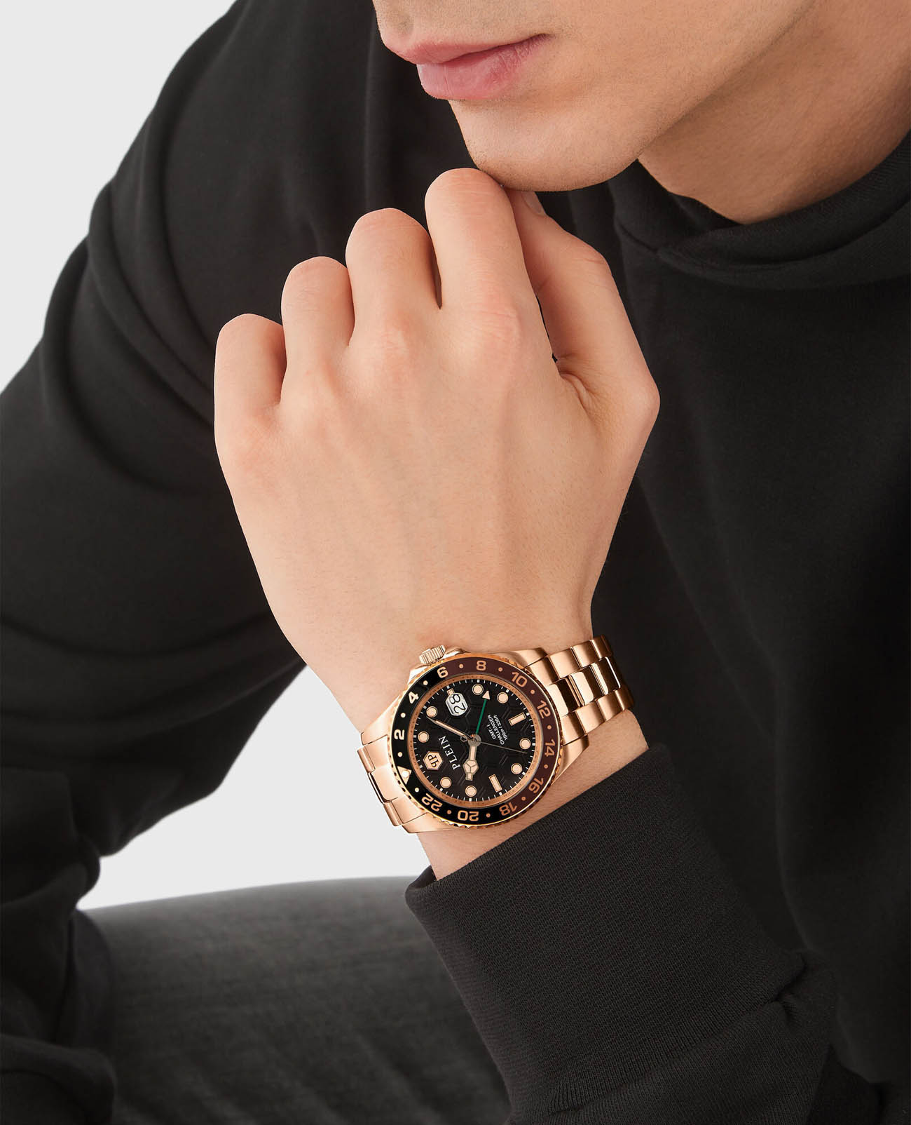 Philipp Plein Philipp Plein GMT-I Challenger PWYBA0723 , наручные мужские часы фото под углом