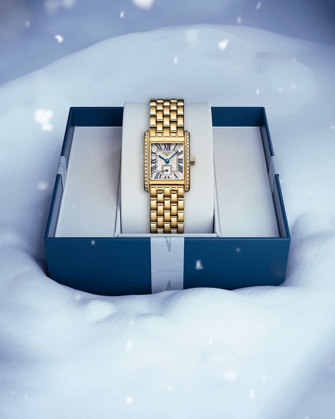 Longines Longines Mini DolceVita L5.200.7.71.6  — детали корпуса и 18-каратное желтое золото