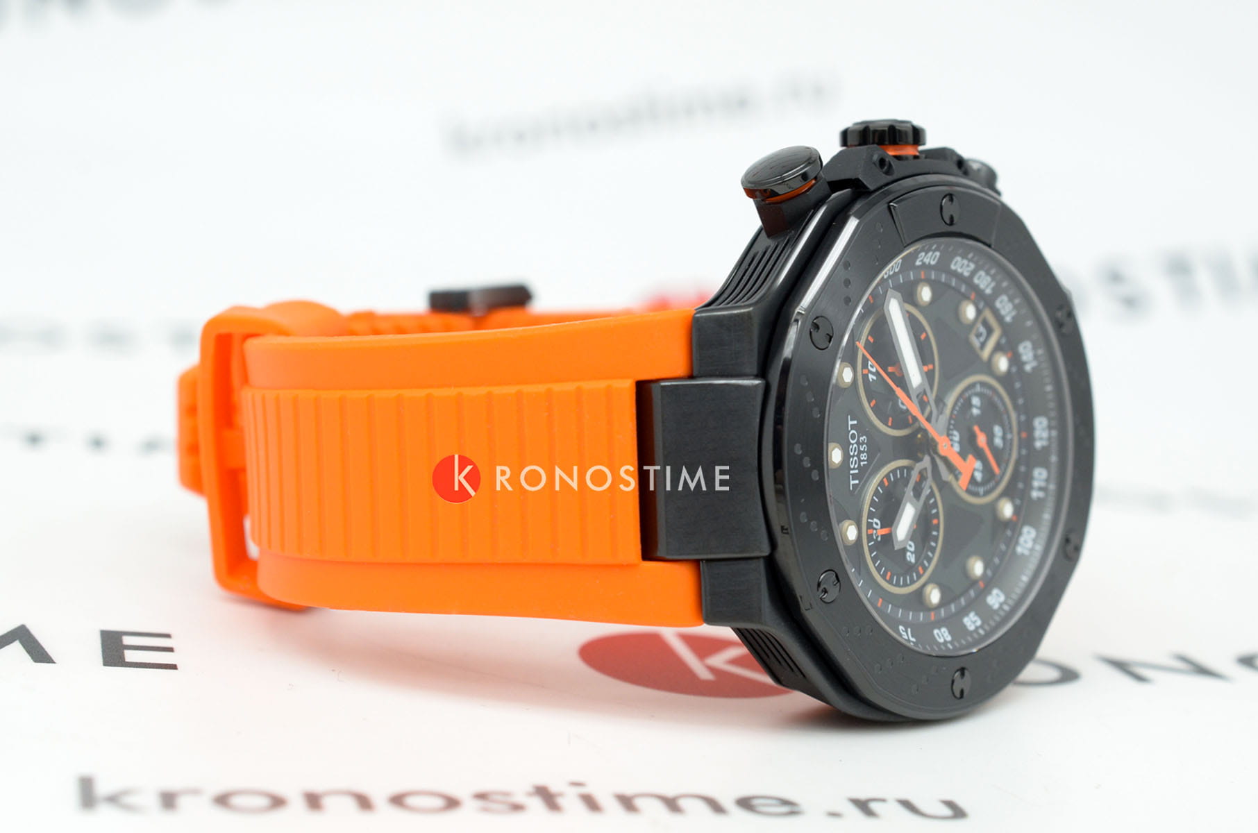 Tissot Tissot T-Race MotoGP Quartz Chronograph T141.417.37.051.02 мужские часы черный циферблат на запястье