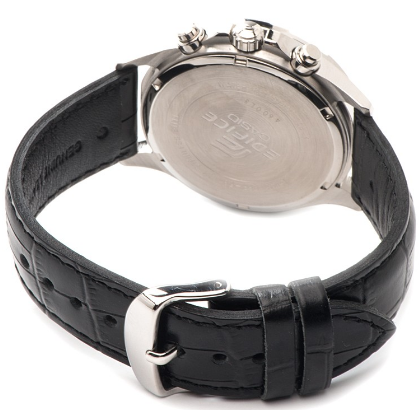Casio Casio Edifice EFR-531L-1A кварцевые мужские часы часы крупный план черный циферблата