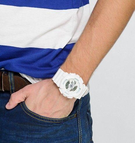 Casio Casio G-Shock GA-110BC-7A, g-shock япония мужские часы на браслете  боковой вид