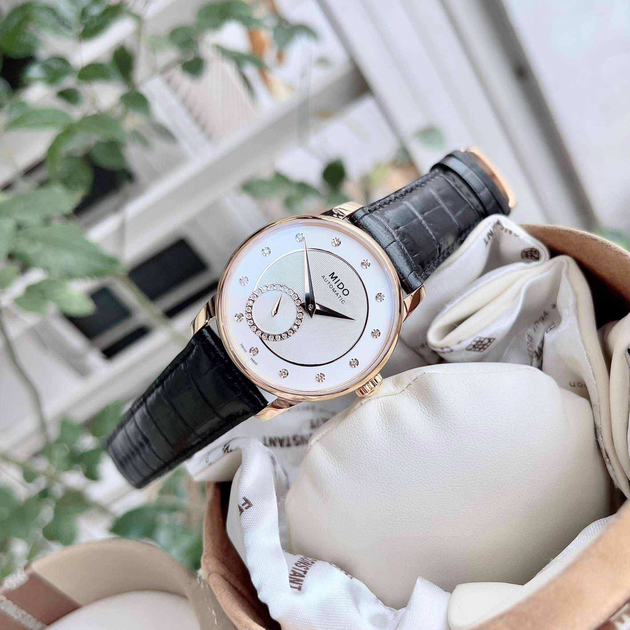 Mido Mido Baroncelli II Lady M007.228.36.036.00 M0072283603600 оригинальные женские часы в комплекте с коробкой
