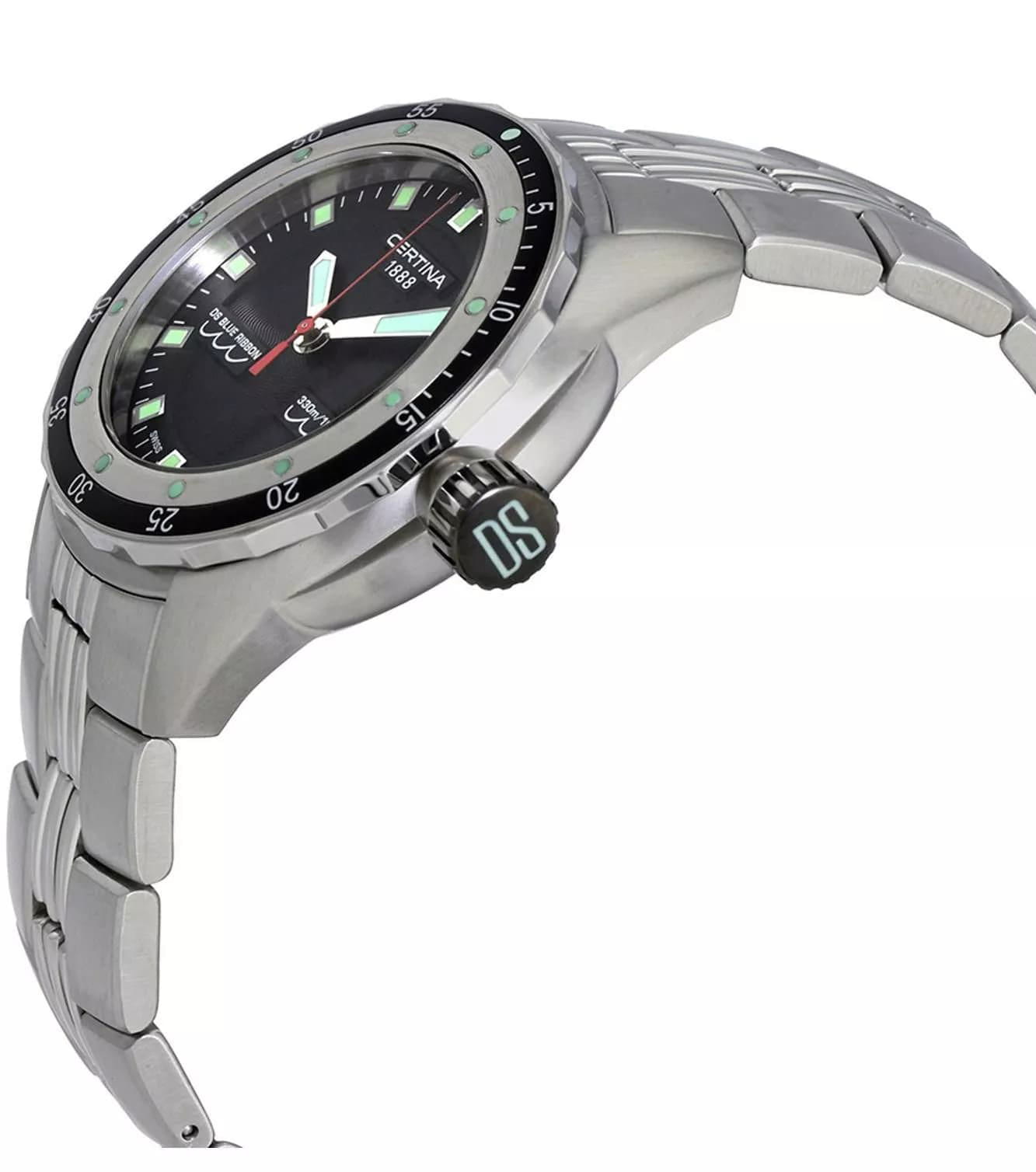 Оригинальные часы Certina Certina DS Blue Ribbon C007.410.11.051.00 кварцевые калибр механизма eta 955.112 общий вид