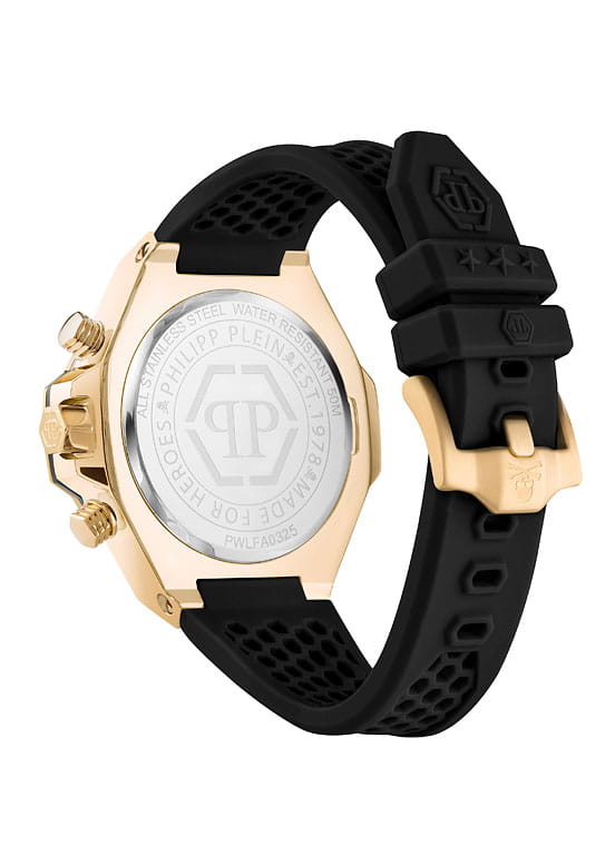 Philipp Plein Philipp Plein Plein Chrono Royal PWLFA0325, the skeleton германия мужские часы на браслете силикон боковой вид