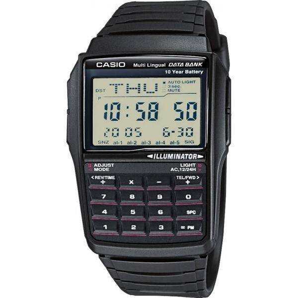 Casio Casio Collection DBC-32-1ADF (DBC-32-1A) кварцевые мужские часы часы крупный план серый циферблата