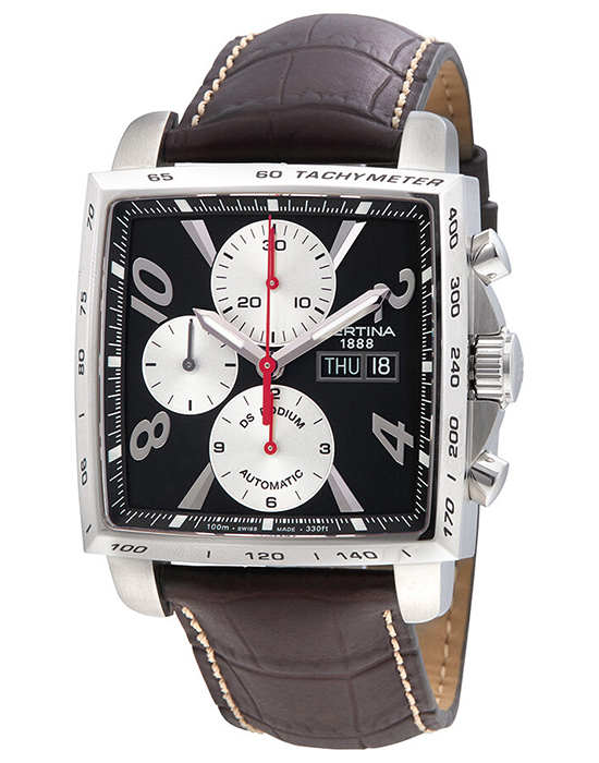 certina rectangular watch