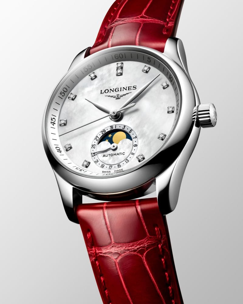 Longines Longines Master Collection L2.409.4.87.2, master collection швейцария женские часы на браслете кожаный боковой вид