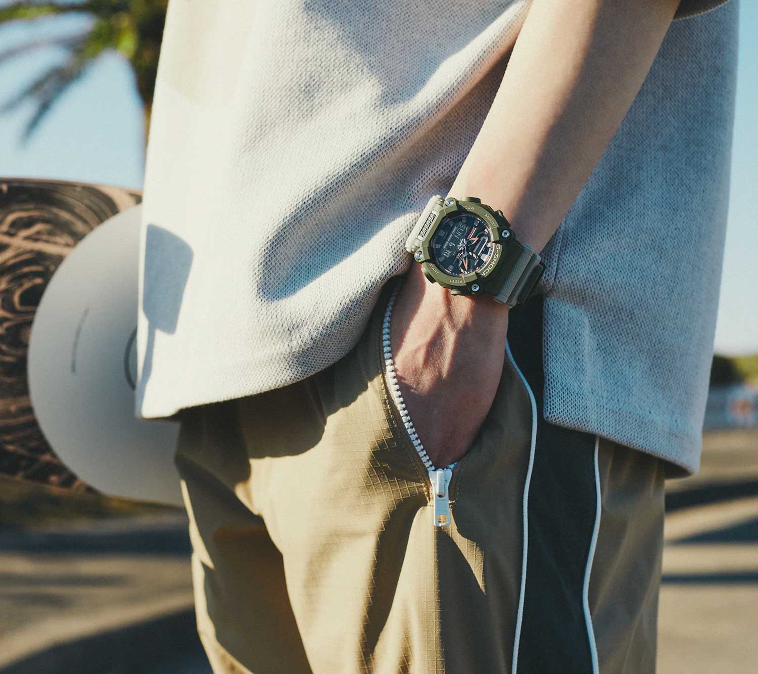 Casio Casio G-Shock GA-900HC-3A GA, наручные мужские часы фото под углом