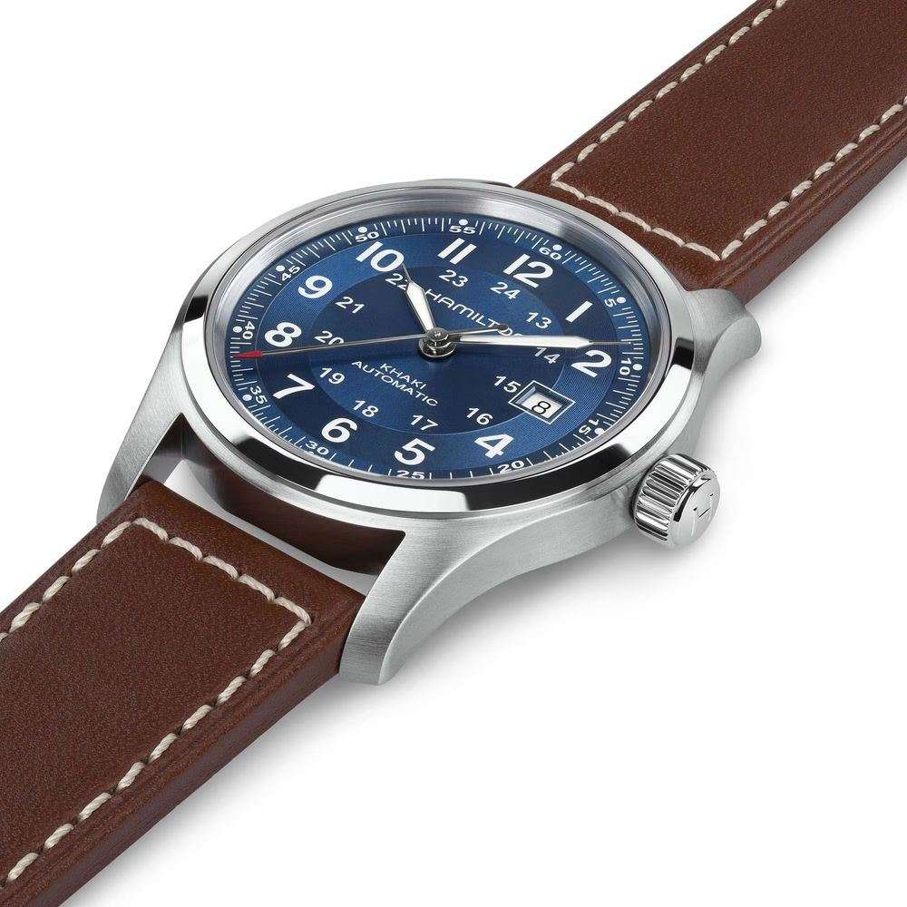 Hamilton Hamilton Khaki Field Auto H70605540 , наручные мужские часы фото под углом