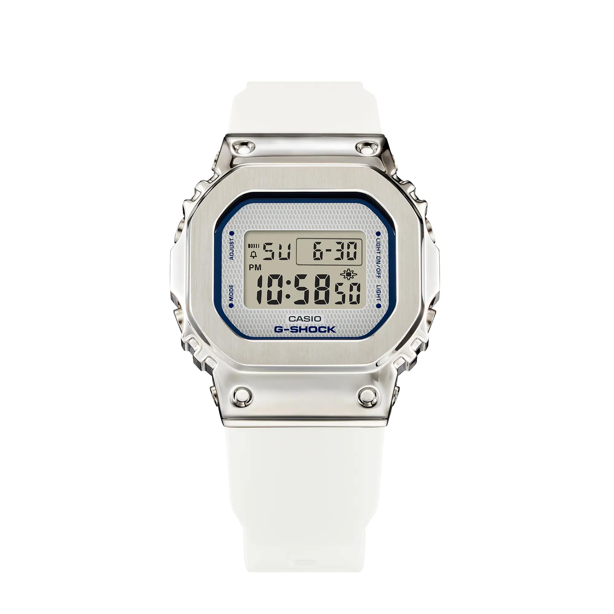 Casio Casio G-Shock GM-S5600LC-7DR (GM-S5600LC-7) женские часы серебристый циферблат на запястье