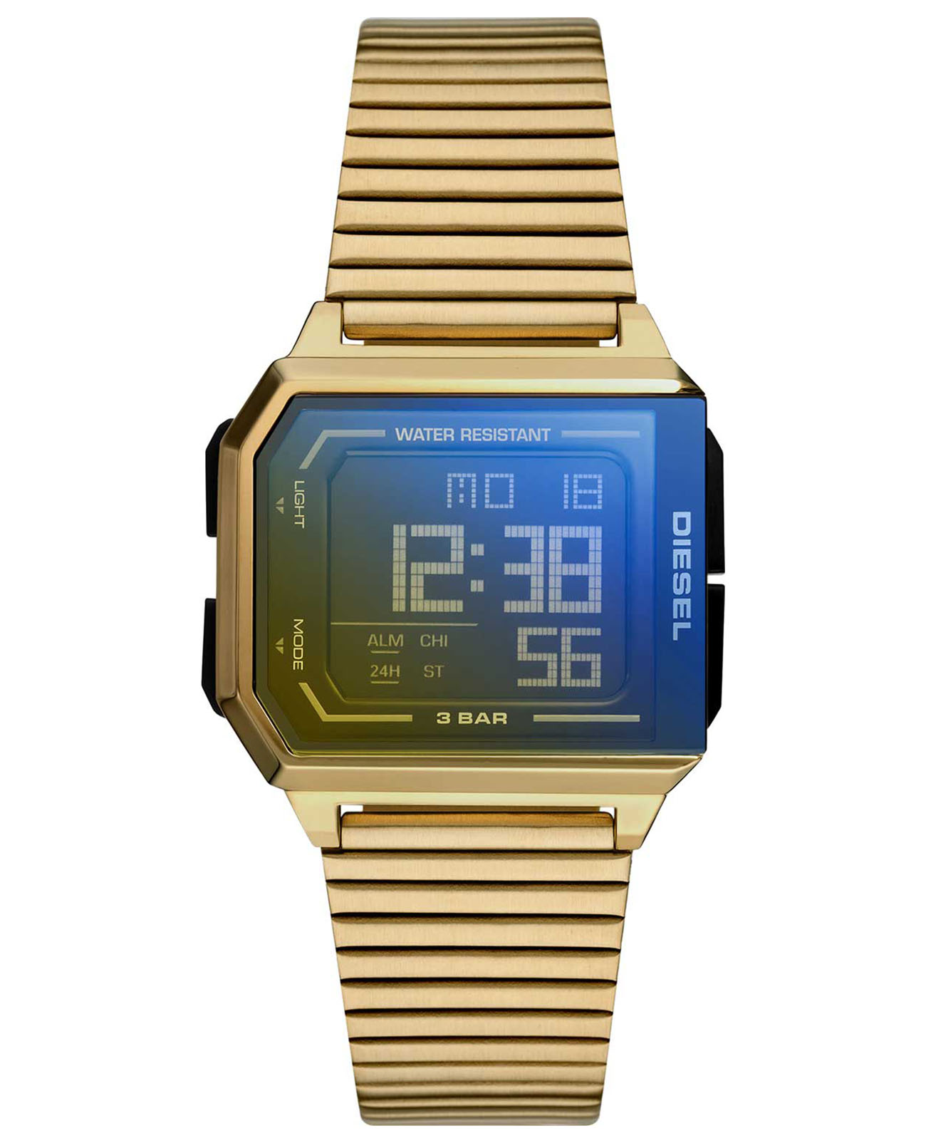 diesel chopped digital watch