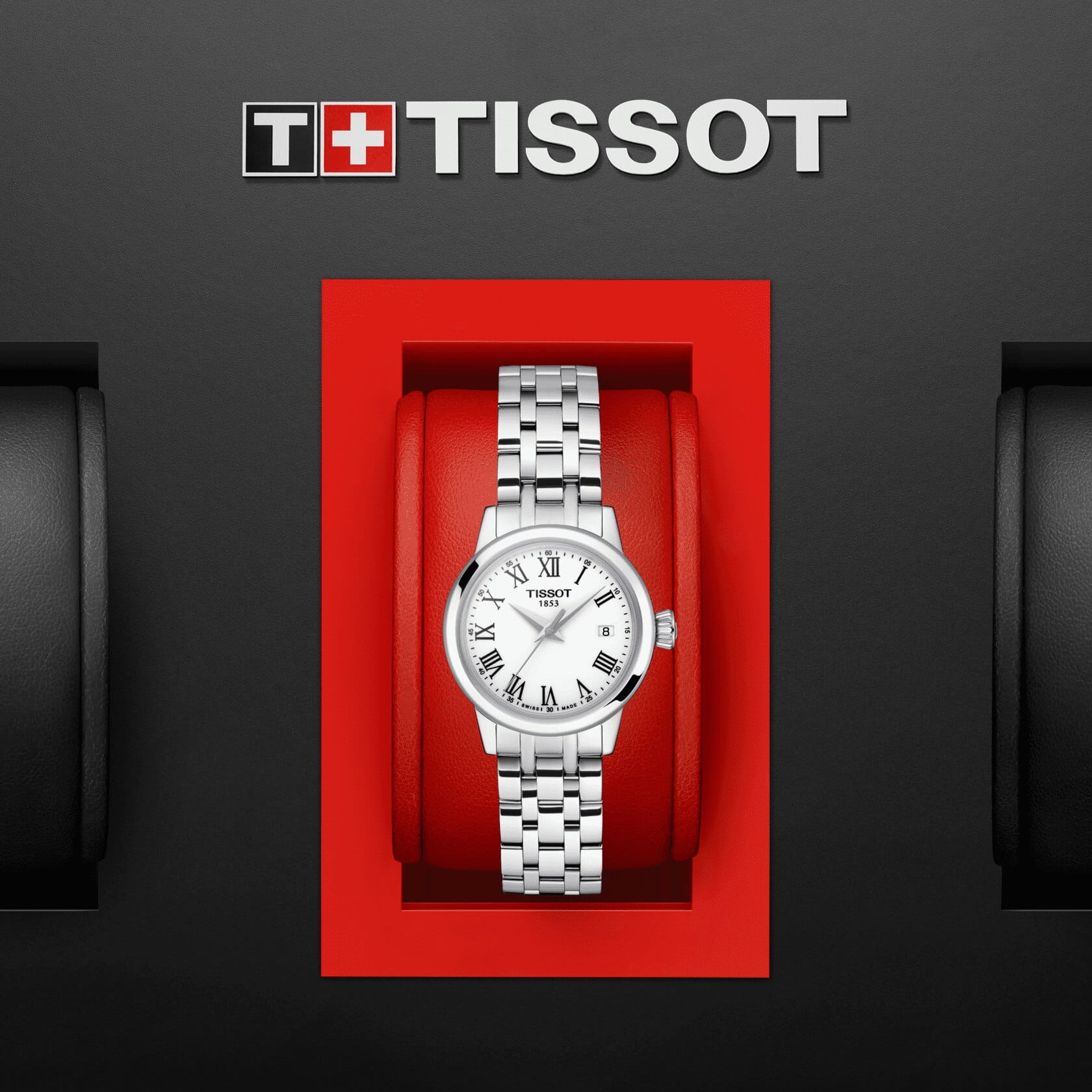 Tissot T1292101101300 женские часы застежка крупным планом