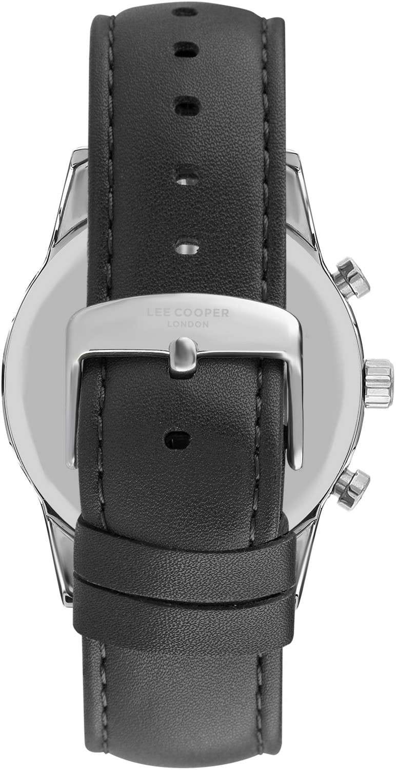 Lee Cooper Lee Cooper LC07713.331,  англия мужские часы на браслете кожаный боковой вид