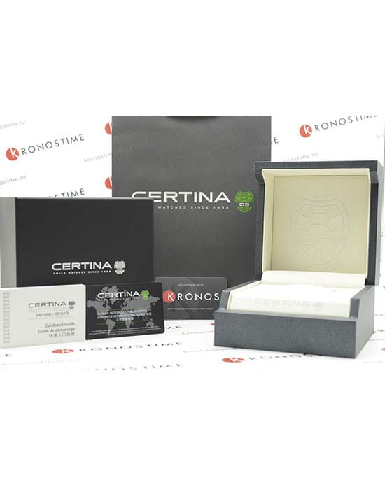 Certina Certina C023.739.27.051.00 мужские часы черный циферблат на запястье