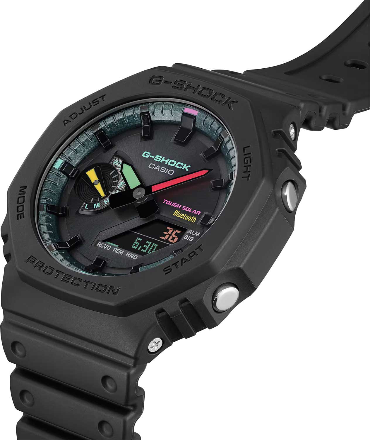 Casio Casio G-Shock GA-B2100MF-1ADR (GA-B2100MF-1A) GA, наручные мужские часы фото под углом