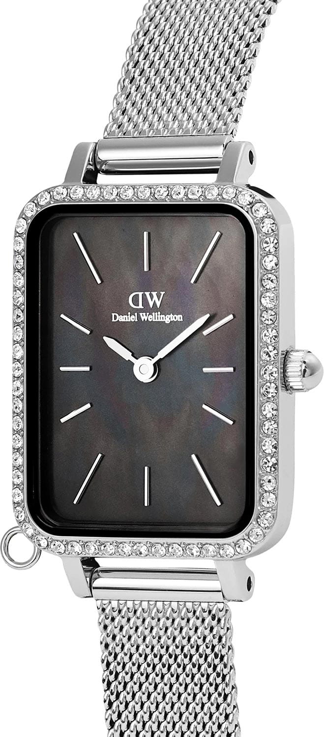 Оригинальные часы Daniel Wellington Daniel Wellington Quadro Crystal Zodiac Sterling DW00100747 кварцевые калибр механизма  общий вид