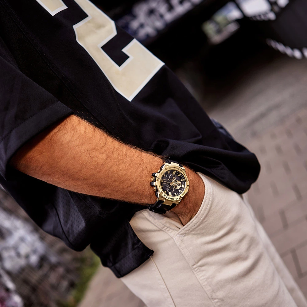 Casio Casio G-Shock GST-B100GB-1A9DR (GST-B100GB-1A9)  - задняя крышка пластик металл сталь корпуса, япония часы