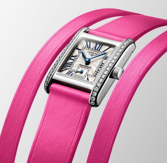 Longines Longines Mini DolceVita L5.200.0.71.4 женские часы бежевый циферблат на запястье
