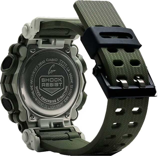 Casio Casio G-Shock GA-900HC-3A мужские часы черный циферблат на запястье