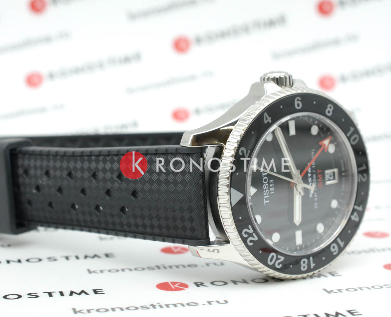 Tissot T1208521705100 мужские часы застежка крупным планом