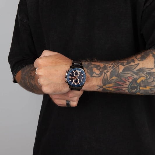 Slazenger Slazenger SL.09.2292.2.04,  англия мужские часы на браслете нержавеющая сталь с ip-покрытием боковой вид