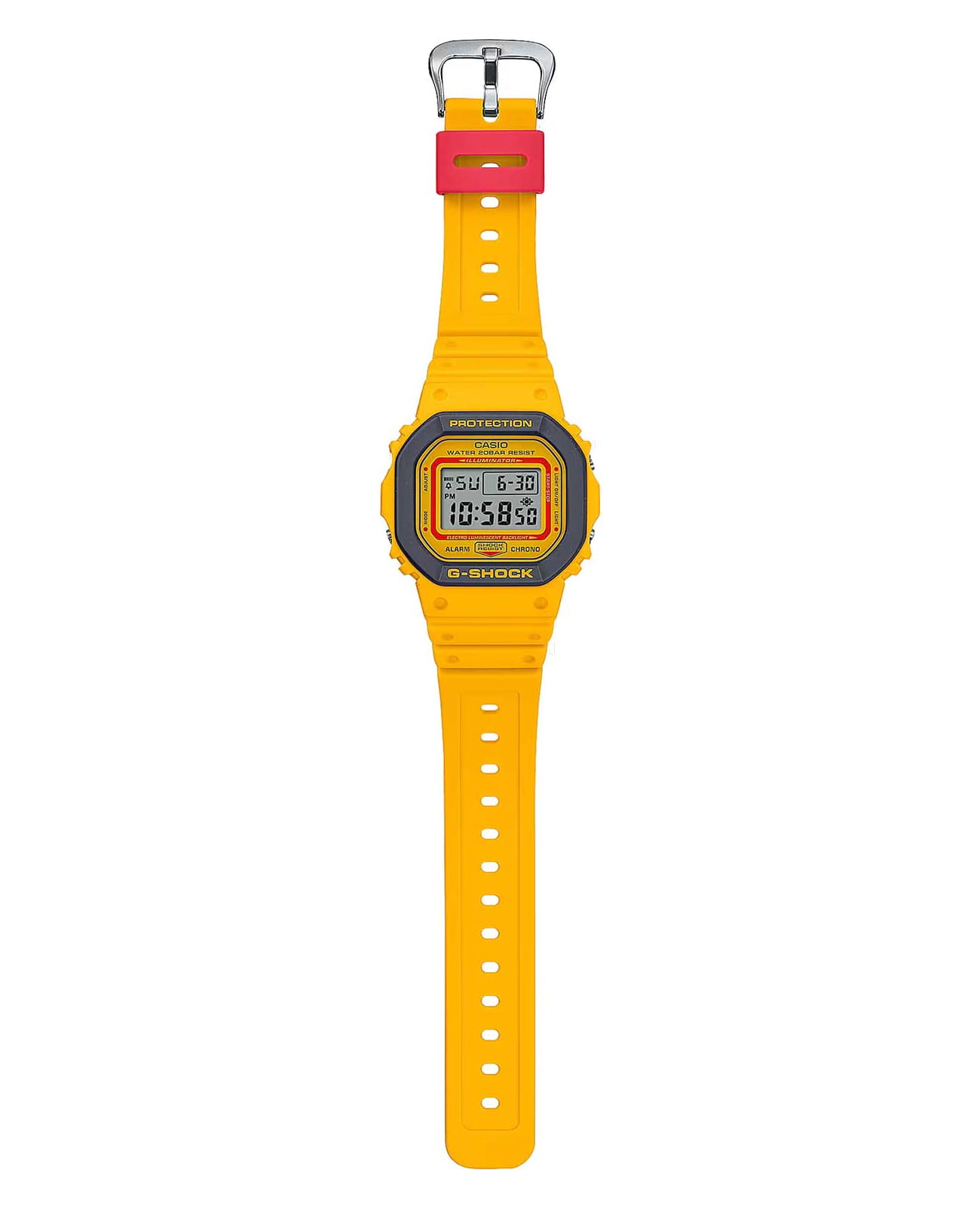 Casio Casio G-Shock DW-5610Y-9DR (DW-5610Y-9) мужские часы желтый циферблат на запястье