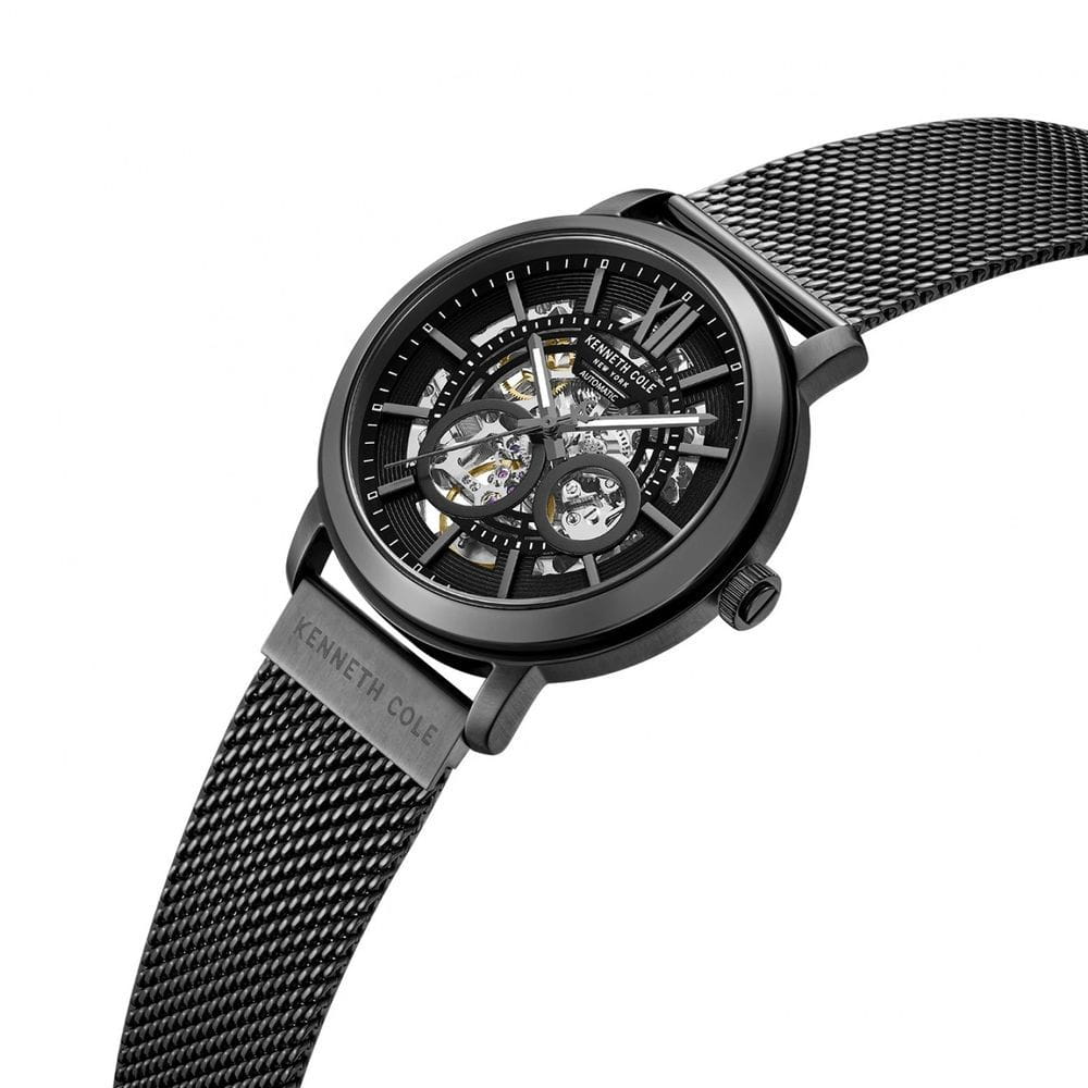 Kenneth Cole Kenneth Cole Automatic KCWGY0081201,  сша мужские часы на браслете нержавеющая сталь с pvd-покрытием боковой вид