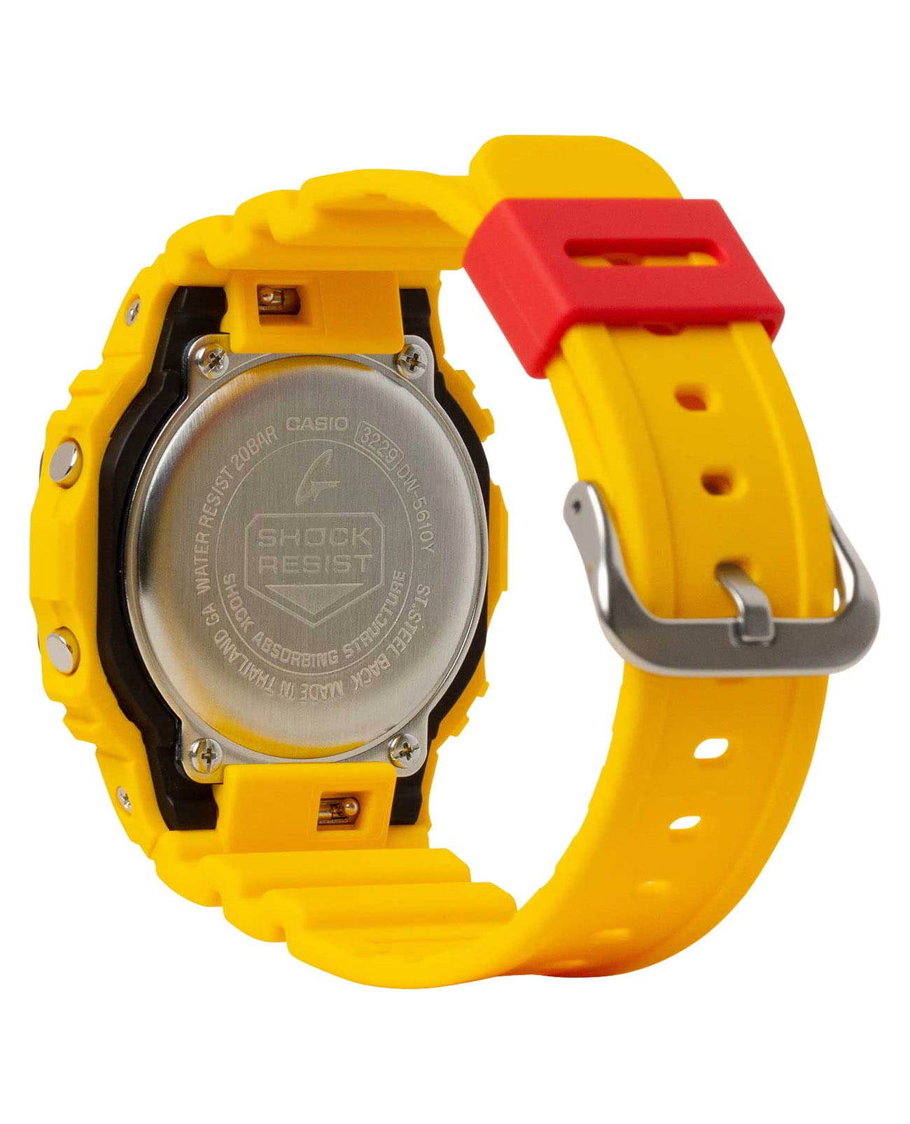 Casio Casio G-Shock DW-5610Y-9DR (DW-5610Y-9), g-shock япония мужские часы на браслете пластик боковой вид